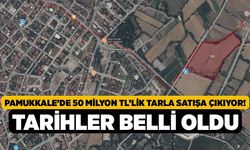 Pamukkale’de 50 Milyon TL’lik Tarla Satışa Çıkıyor! Tarihler Belli Oldu