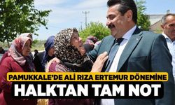 Pamukkale’de Ali Rıza Ertemur Dönemine Halktan Tam Not