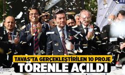 Tavas'ta Gerçekleşen 10 Proje İçin Toplu Açılış Töreni Düzenlendi