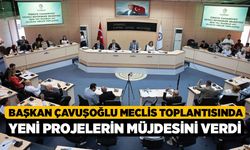 Başkan Çavuşoğlu meclis toplantısında yeni projelerin müjdesini verdi