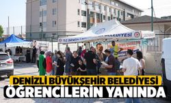 Denizli Büyükşehir LGS’ye Giren Öğrencilere İkramda Bulundu
