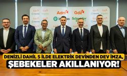 Denizli Dahil 5 İlde Elektrik Devinden Dev İmza, Şebekeler Akıllanıyor!