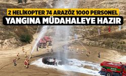 Orman Bölge, 2 Helikopter 74 Arazöz 1000 Personelle Yangınlara Müdahale Edecek