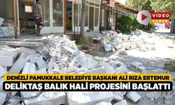 Denizli Pamukkale Belediye Başkanı Ali Rıza Ertemur Deliktaş Balık Hali Projesini Başlattı