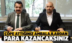 Pamukkale'de milat! Makineye Attığınız Ambalajdan Para Kazanacaksınız