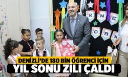 Denizli'de Büyük Gün: 180 Bin Öğrenci İçin Yıl Sonu Zili Çaldı!