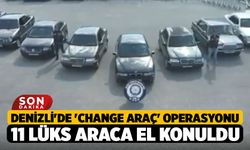 Denizli'de 'Change Araç' Operasyonu: 11 Lüks Otomobile El Konuldu, 3 Kişi Tutuklandı