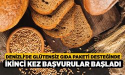 Denizli'de Glütensiz Gıda Paketi Desteğinde İkinci Kez Başvurular Başladı
