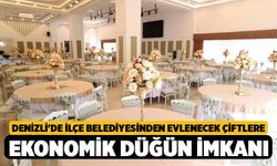 Denizli'de İlçe Belediyesinden Evlenecek Çiftlere Ekonomik Düğün İmkanı