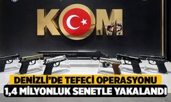 Denizli'de Tefeci Operasyonu, 1.4 Milyonluk Senetle Yakalanan Tefeci Tutuklandı