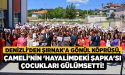 Denizli'den Şırnak'a Gönül Köprüsü, Çameli’nin 'Hayalimdeki Şapka'sı Çocukları Gülümsetti!