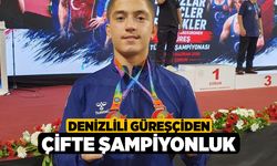 Denizlili Güreşçiden Çifte Şampiyonluk