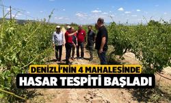Denizli'nin 4 Mahalesinde Hasar Tespiti Başladı