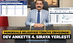 Pamukkale Belediyesi Türkiye Zirvesinde! Dev Ankette 4. Sıraya Yerleşti