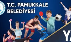 Pamukkale'de Ücretsiz Yaz Spor Kursları Başladı