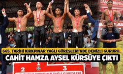 665. Tarihi Kırkpınar Yağlı Güreşleri'nde Denizli Gururu, Cahit Hamza Aysel Kürsüye Çıktı