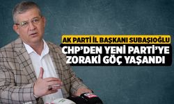 AK Parti Denizli İl Başkanı Subaşıoğlu, Yeni Parti'ye Geçişler Zorlamayla Oldu