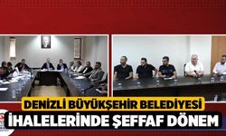 Denizli Büyükşehir Belediyesi ihalelerinde şeffaf dönem