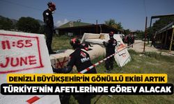 Denizli Büyükşehir’in gönüllü ekibi artık Türkiye'nin afetlerinde görev alacak