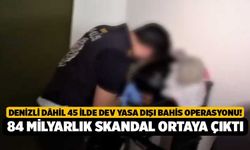 Denizli dâhil 45 İlde Dev Yasa Dışı Bahis Operasyonu! 84 Milyarlık Skandal Ortaya Çıktı