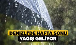 Denizli’de Hafta Sonu Yağış Geliyor
