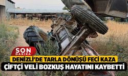 Denizli'de Tarla Dönüşü Feci Kaza, Çiftçi Veli Bozkuş Hayatını Kaybetti