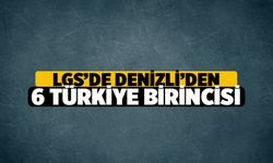 LGS'de Denizli'den 6 Türkiye Birincisi Çıktı