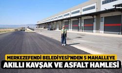 Merkezefendi Belediyesi’nden 5 Mahalleye Akıllı Kavşak ve Asfalt Hamlesi