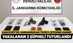 Sarayköy'de Jandarmadan Tefeci Çetesine Darbe! Yakalanan 3 Şüpheli Tutuklandı