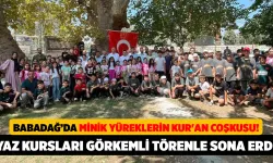 Babadağ’da Minik Yüreklerin Kur'an Coşkusu! Yaz Kursları Görkemli Törenle Sona Erdi