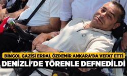Bingol Gazisi Erdal Özdemir Ankara'da Vefat Etti, Denizli'de Törenle Defnedildi!