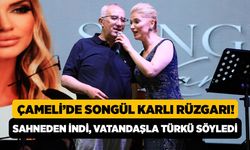 Çameli Festivali’nde Songül Karlı Rüzgarı! Sahneden İndi, Vatandaşla Türkü Söyledi