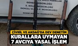 Çivril ve Akdağ’da Dev Denetimi! Kurallara Uymayan 7 Avcıya Yasal İşlem