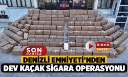 Denizli Emniyeti’nden Dev Kaçak Sigara Operasyonu