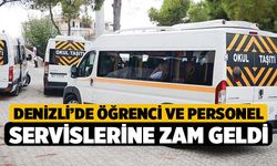 Denizli’de Öğrenci ve Personel Servislerine Zam Geldi