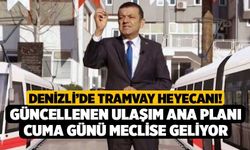 Denizli’de Tramvay Heyecanı! Güncellenen Ulaşım Ana Planı Cuma Günü Meclise Geliyor