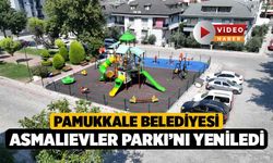 Pamukkale Belediyesi Asmalıevler Parkı'nı Yeniledi