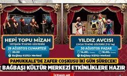 Pamukkale’de Zafer Coşkusu İki Gün Sürecek! Bağbaşı Kültür Merkezi Etkinliklere Hazır