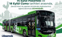 Denizli'de Yeni Eğitim Yılının İlk Haftası Otobüsler Ücretsiz!
