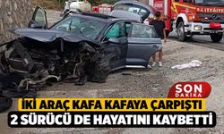 Denizli Aliveren Mahallesi’nde İki Araç Kafa Kafaya Çarpıştı: 2 Ölü!