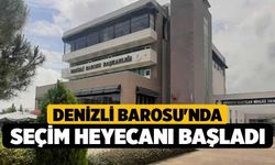 Denizli Barosu'nda Seçim Heyecanı Başladı