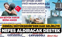 Denizli Büyükşehir'den Dar Gelirliye Nefes Aldıracak Destek