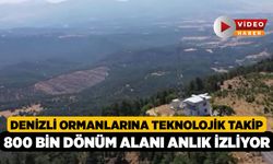 Denizli Ormanlarına Teknolojik Takip, 800 Bin Dönüm Alanı Anlık İzliyor