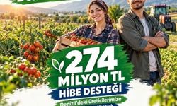 Denizli Tarımına 274 Milyon TL'lik Dev Hibe Desteği