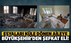 Tavas'ta Eşyaları Küle Dönen Aileye Büyükşehir'den Şefkat Eli!
