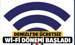 Denizli'de Ücretsiz Wi-Fi Dönemi Başladı