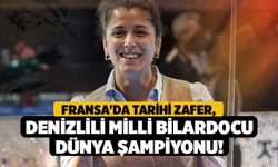 Fransa'da Tarihi Zafer, Denizlili Milli Bilardocu Güzin Müjde Karakaşlı Dünya Şampiyonu!