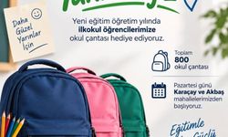 Honaz Belediyesi'nden 800 İlkokul Öğrencisine Okul Çantası Desteği