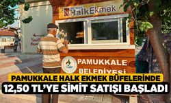 Pamukkale Halk Ekmek Büfelerinde 12,50 TL’ye Simit Satışı Başladı
