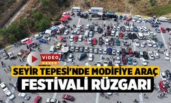 Seyir Tepesi'nde Modifiye Araç Festivali Rüzgarı